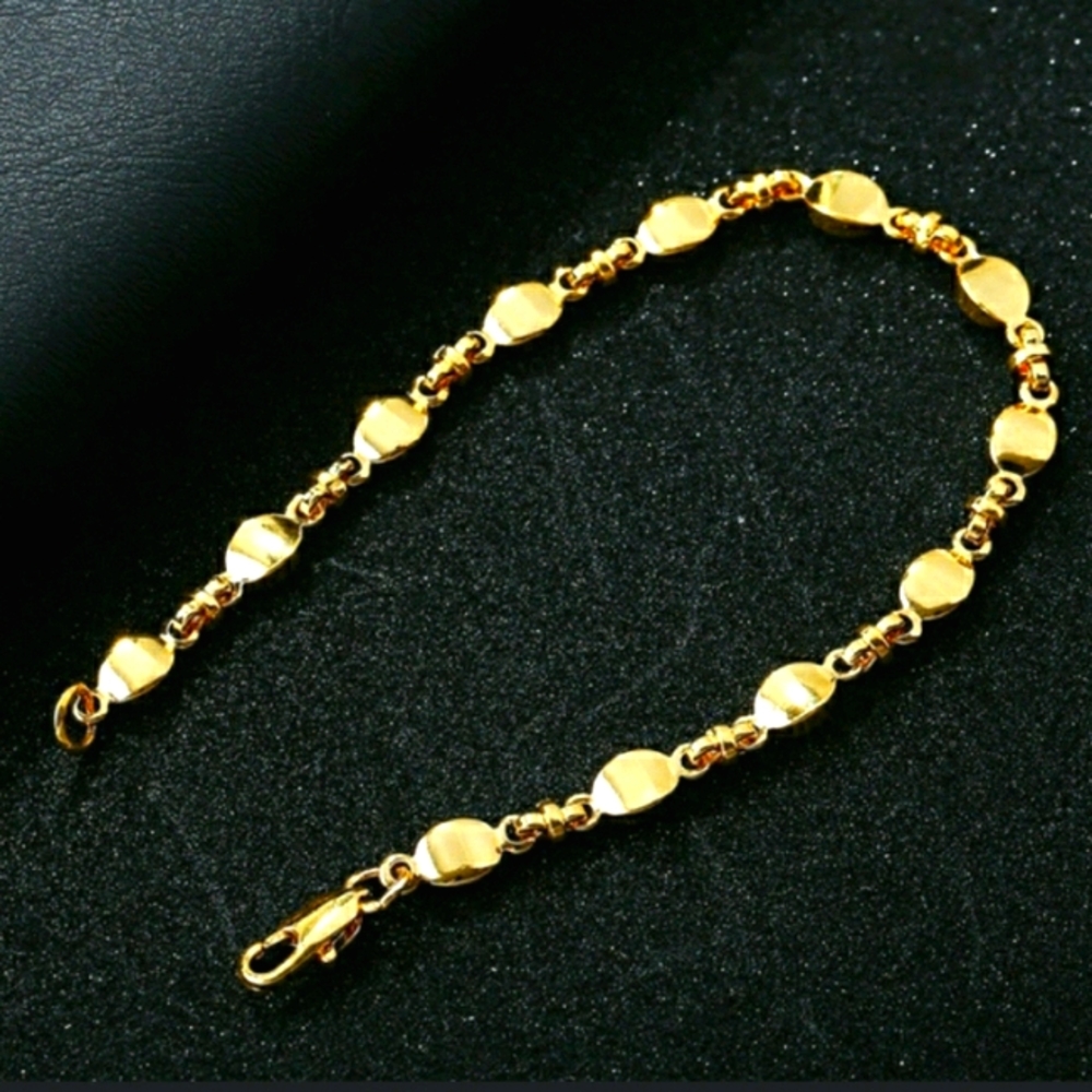 18K Gold plated Bracelet for Men and Women